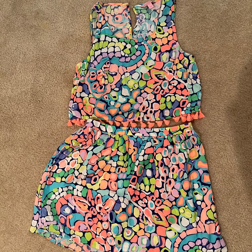Lilly Pulitzer skirt set